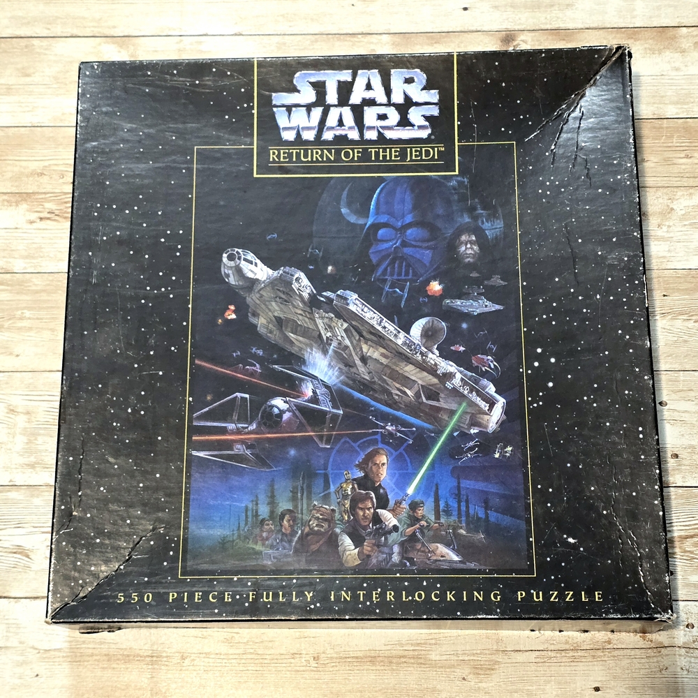 Vintage Star Wars Return of the Jedi Puzzle - Glitter